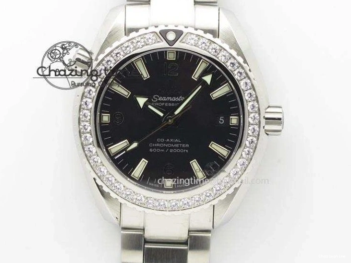 0521 Unisex Seamaster 300M 007 Platinum VSF 1:1 Best Edition Gray Dial on SS Bracelet A 7826